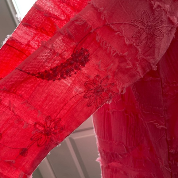 Gorgeous color, Salmon Lula B Blouse - Picture 2 of 5